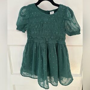 GAP Kids Emerald Textured Dress